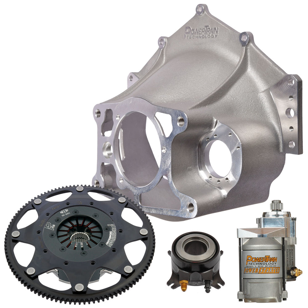 4.5" Racing Clutch - 2 Disc Bellhousing Kit